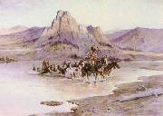 Charles M Russell Return of the Horse Thieves china oil painting artist